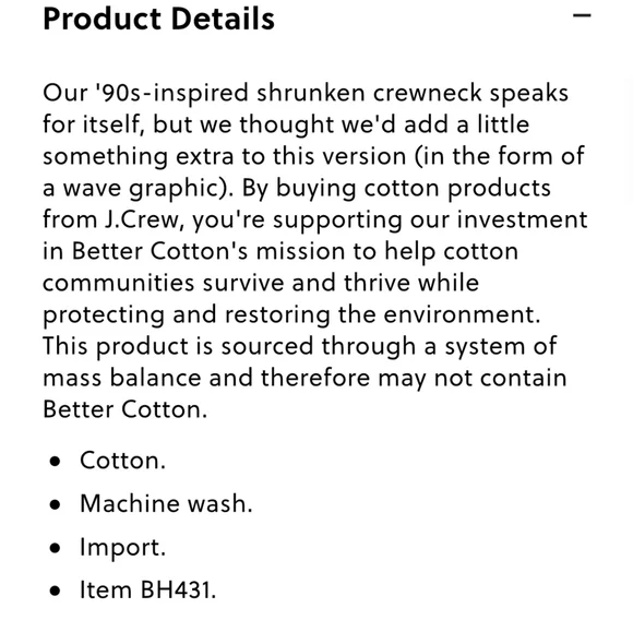 J. Crew Cropped "Wave of Love" T Shirt Iced Peach Bohemian Summer Special - Picture 5 of 7